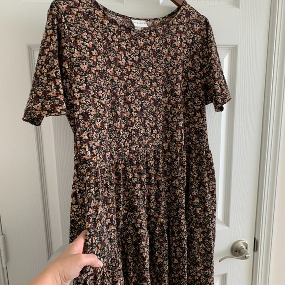 Ava & Viv Women's Plus Floral Print Dress, Size X - Picture 3 of 11